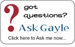 Ask Gayle a Question